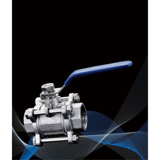 บอลวาล์ว 3 ชิ้น (3PC) สแตนเลส 304 ขนาด 1/4-2(Stainless Ball Valve)