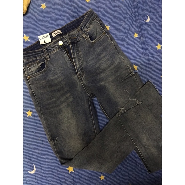 กางเกงยีนส์ ป้ายWOW มือ1