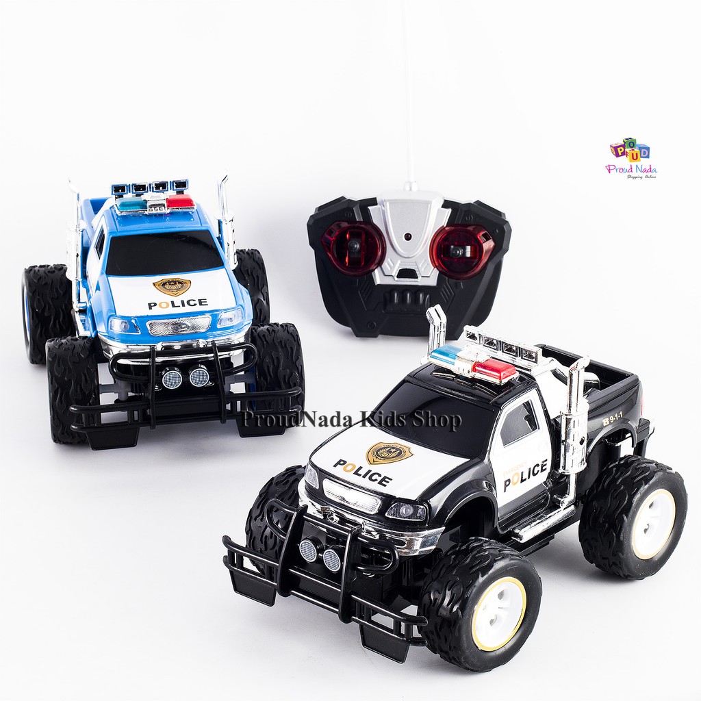 ProudNada Toys ของเล่นเด็ก รถบังคับวิทยุ รถตำรวจล้อโตบังคับ YP TOYS TRUCK SUPER POWER NO.6144
