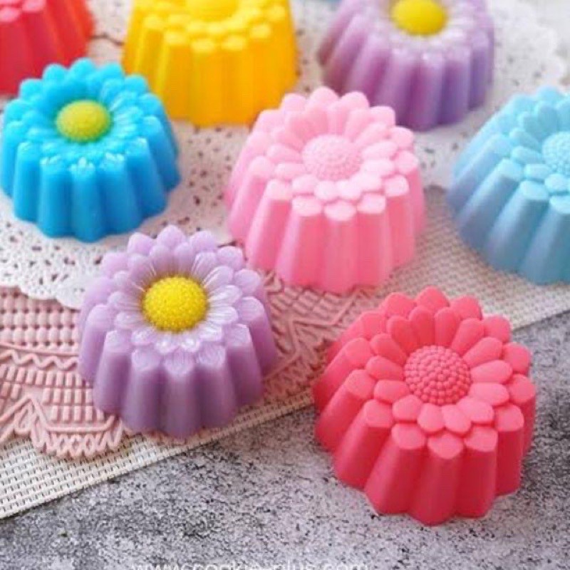 พิมพ์ซิลิโคน พิมพ์ดอกรักเร่ (แพ็ค12ชิ้น) 🔥รับชำระเงินปลายทาง🔥