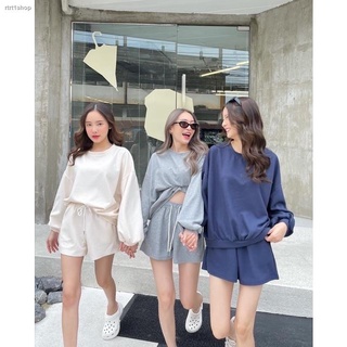จัดส่งได้ตลอดเวลาCintage♡ CT1608 เซตแขนยาวขาสั้นcracker by cintage6242 🧇