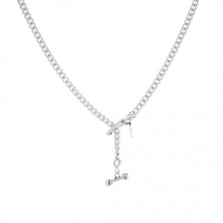 ake ake Shackle Necklace 80cm สร้อยคอเงินแท้ 925 แฮนด์เมดลายโซ่ตรวนสุดดุดัน ตัวล็อกเป็นลายเอกลักษณ์