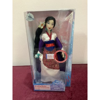 **กล่อง​ไม่​สวยเสียงติด** ตุ๊กตา​ เจ้าหญิง​ ดิสนีย์​ แท้​ มู่หลาน​ disney princess​ mulan doll