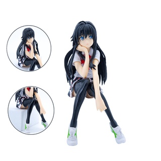 โมเดลฟิกเกอร์ PVC อนิเมะญี่ปุ่น My Teen Romantic Comedy Figure Yukinoshita Yukino น่ารัก ขนาด 13 ซม. ของเล่นสําหรับเด็ก