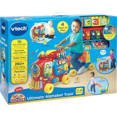 รถไฟหัดเดินเสริมพัฒนาการ VTech Sit-to-Stand Ultimate Alphabet Train รุ่นใหม่ล่าสุด (นำเข้าจาก USA ขอ