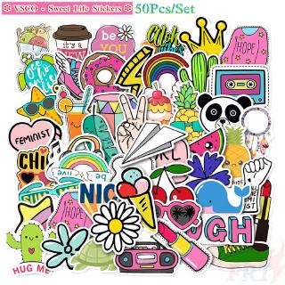 ❉ VSCO - Enjoy Sunshine Sweet Life Series 01 สติ๊กเกอร์ ❉ 50Pcs/Set Fashion Waterproof DIY Mixed Decals Doodle สติ๊กเกอร์