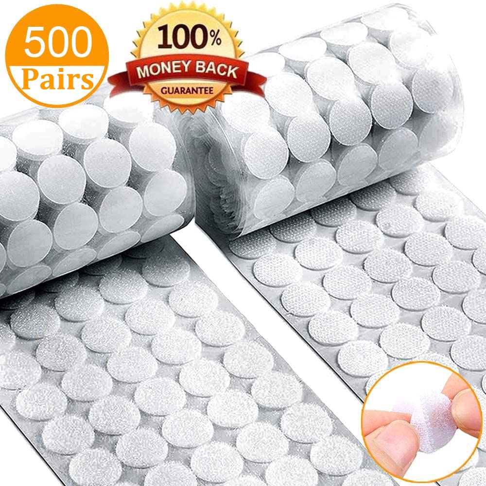 (1000 ชิ้น) (500 คู่) เทปกาว) (ตะขอและห่วงสติ๊กเกอร์) สําหรับห้องเรียน