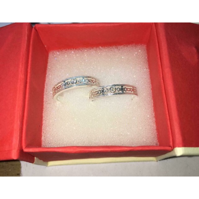 SILVER JEWELRY DOUBLE RING (ของจริง)