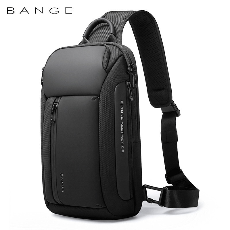 Bange Oxford กระเป๋าคาดหน้าอกผู้ชาย กันน้ํา รุ่นใหม่ อินเทรนด์ ความจุใหญ่ กระเป๋านักเรียน