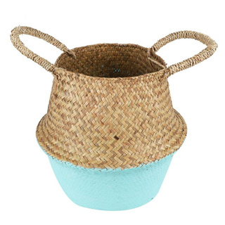 ✨ขายดี✨ กระถางทรงตะกร้า  ไซส์ L สี NATURAL WOOD WOVEN PLANTER SPRING L NATURAL WOOD สินค้าคุณภาพสูง