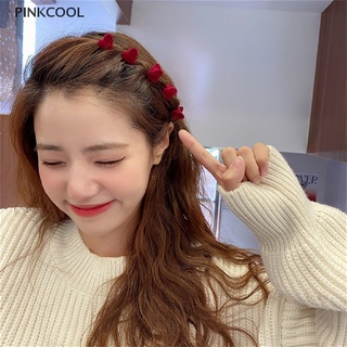 Pinkcool กิ๊บติดผมกํามะหยี่ รูปกรงเล็บกระต่าย และหัวใจ ขนาดเล็ก 10 ชิ้น