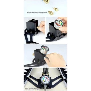 Panson สูบลมแรงดันสูง แรงดันสูง pcp 40mpa 6000psi พับได้ แรงดันสูง PCP 3 Stage ปั๊มมือสำหรับพีซีพีอากาศ เรือยาง