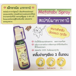 สเปรย์มาทาทาบิ Matatabi Spray สเปรย์แมวเคลิ้ม 60 มล.