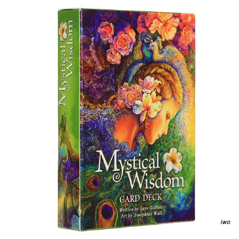 Iwo 46 Cards Deck Mystical Wisdom Tarot เกมการ์ดเกมกระดานสําหรับครอบครัว