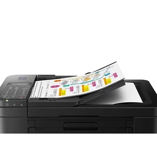 Printer เครื่องปริ้นเตอร์ Canon PIXMA E4570 AIO Wi-Fi มีหมึกแท้ 1 ชุด พร้อมใช้งาน [ประกันศูนย์ 1 ปี]