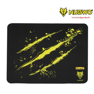 MOUSE PAD (เม้าส์แพด) NUBWO GAMING MOUSE MAT NP08 Speed Edition - Yellow