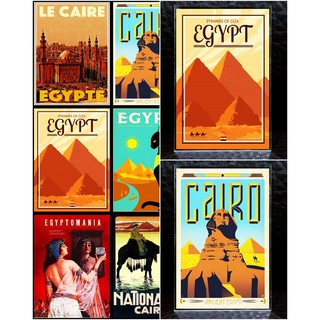 แม่เหล็กติดตู้เย็น อะครีลิค อียิปต์ 2×3 นิ้ว ของฝาก ของที่ระลึก Souvenir Acrylic Fridge Magnet Egypt A 2x3"