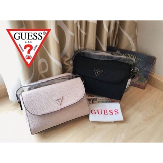 GUESS RAYNA LOGO EMBOSSED  CROSSBODY BAG