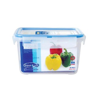 กล่องเก็บอาหาร กล่องใส่อาหาร กล่องอาหารเหลี่ยม SUPER LOCK 6855/2 1.5 ลิตรFOOD CONTAINER SUPER LOCK 6855/2 1.5L RECTANGLE