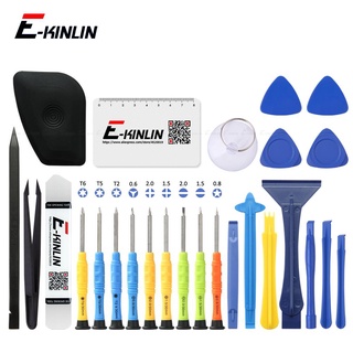 E-kinlin 26 in 1 ชุดเครื่องมือไขควง สําหรับซ่อมแซมโทรศัพท์มือถือ สมาร์ทโฟน