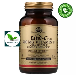 SOLGAR  ESTER-C® PLUS 500 MG VITAMIN C / 100 Veg Caps