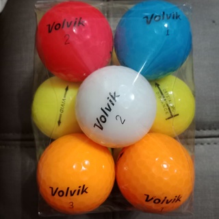 ลูก​กอล์ฟ​ Volvik มือสอง 12ลูก​ 70%