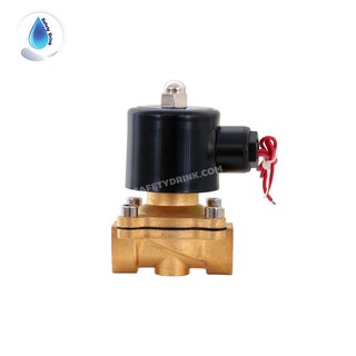 SafetyDrink Solenoid valve ทองเหลือง 1/2" UNIPURE AC220V