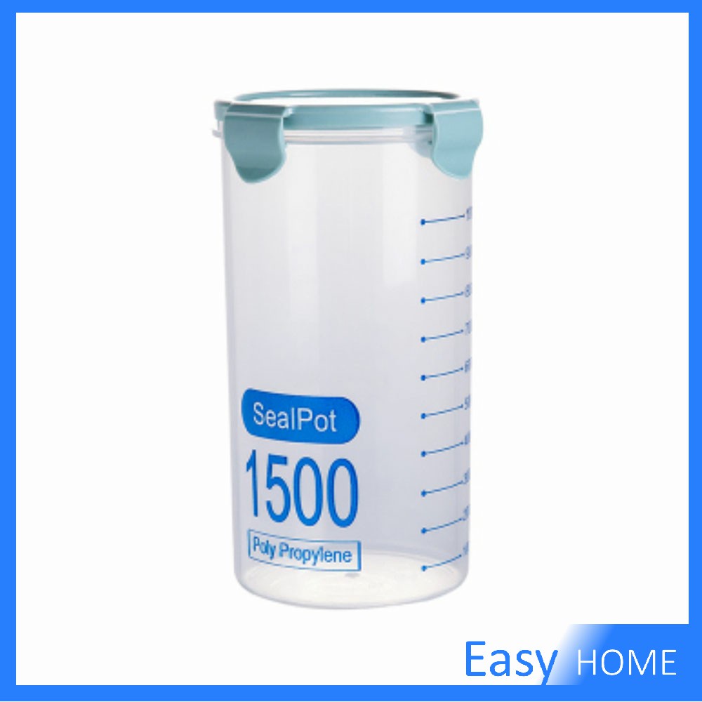 กระปุกเก็บอาหาร กล่องใส่อาหาร ปิดผนึกถังเก็บอาหารกันความชื้น กล่องเก็บอาหาร สามารถวางซ้อนกันได้ Food storage tank - รูปที่ 7