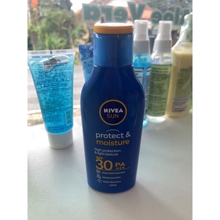 Nivea sun protect&amp;moisture SPF30 PA+++ 125ml.(Water Resistant)