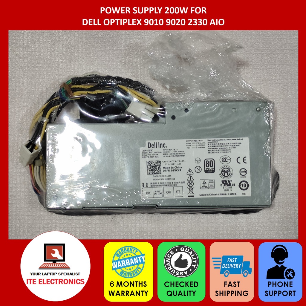 DELL AIO OPTIPLEX 9010 9020 INSPIRON ONE 2330 ALL-IN-ONE แหล่งจ่ายไฟ L200EA-00 F200EU-01 D200EA-00