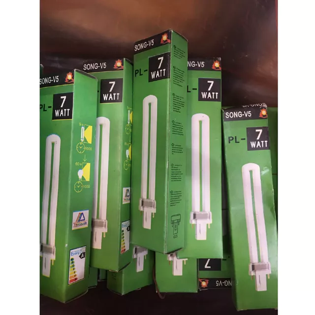 [9.15 เก็บโค้ดส่งฟรีหน้าร้าน] โละล้างสต๊อกขายตามสภาพ หลอดไฟ หลอดตะเกียบ ขนาด 7w และ 13w มีสีขาว/เหลือง