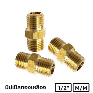 DONMARK I นิปเปิลทองเหลือง 4 หุนเกลียวนอก รุ่น NP-224/2