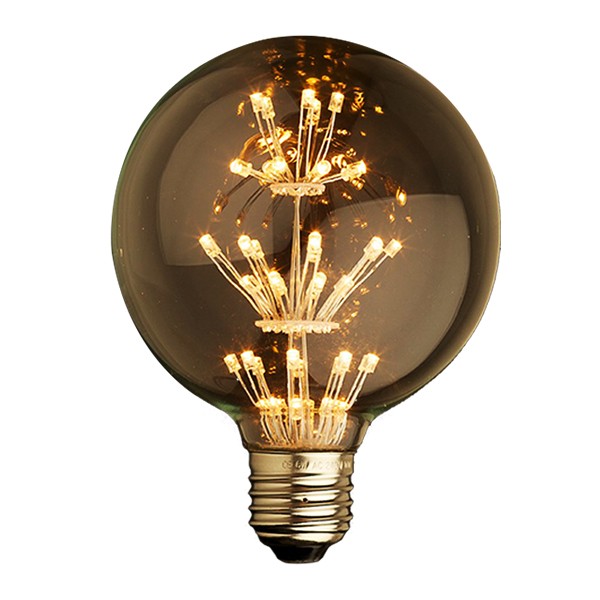 [โล๊ะสต็อค] หลอดไฟ LED G95-LD1-3w ขั้ว E27 วินเทจ หรี่ไฟได้