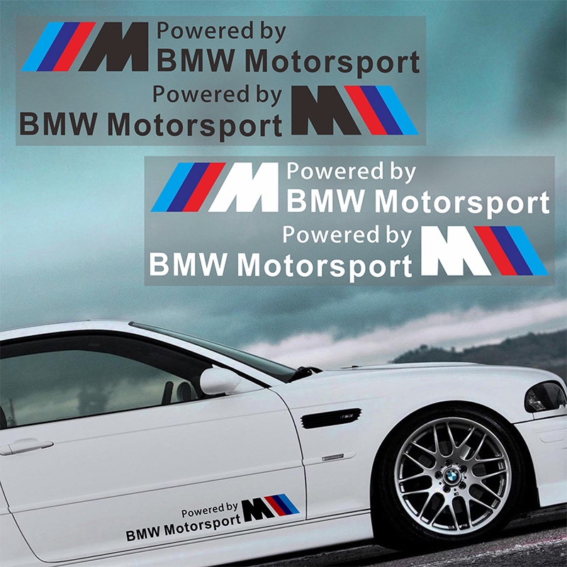 M Motorsport Chrome Metal Side Emblem Sticker for BMW M 1 2 3 5 6 7 X1 X3 X5 X6