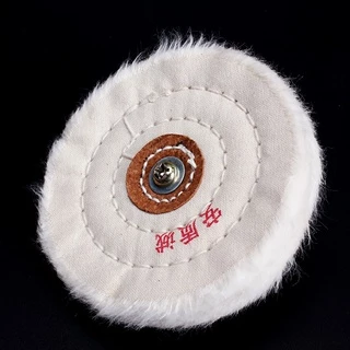 ผ้าปัดเงา ผ้าขัดเงา ล้อปัดเงา ล้อขัดเงา ลูกขัดเงา แบบมีแกนเหล็ก ใส่สว่านได้ และแบบ ไม่มีแกรน มีรูแบบเย็บ