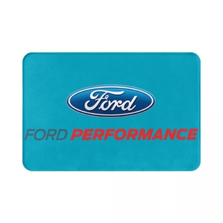 พร้อมส่ง พรมเช็ดเท้า ผ้าสักหลาด กันลื่น ลายโลโก้ Ford แบบแห้งเร็ว 16x24 นิ้ว สําหรับห้องน้ํา