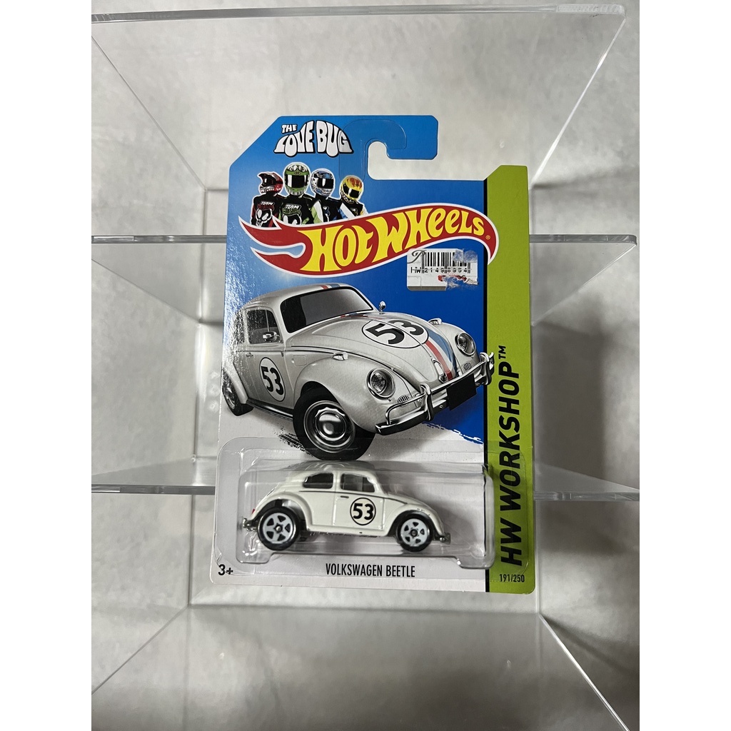 Hot wheels Volkswagen Beetle 2014 HW WORKSHOP (White) Herbie