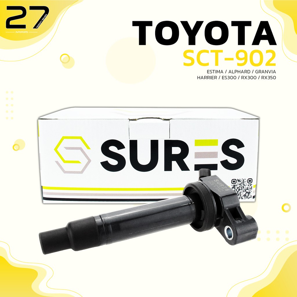 คอล์ยจุดระเบิด SURES - TOYOTA ESTIMA / GRANVIA / ALPHARD 02-07 / HARRIER / LEXUS ES300 / RX300 / RX3