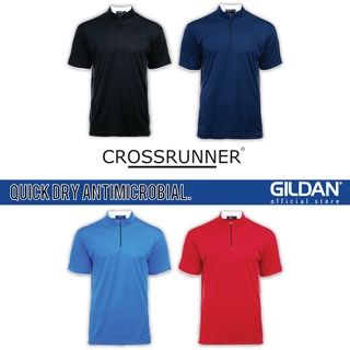 Crossrunner เสื้อโปโล ทรงมังกร สีแดงกรมท่า ไพลิน สีดํา CRP2900