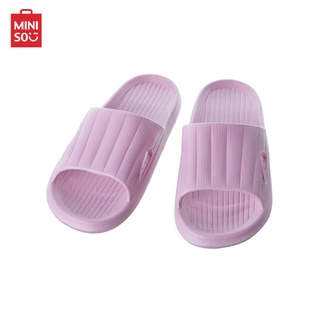 MINISO รองเท้า รองเท้าแตะ สำหรับใช้ในบ้าน สำหรับใช้ในห้องน้ำ Convenient Lightweight Bath Slippers ไซซ์ 39-40