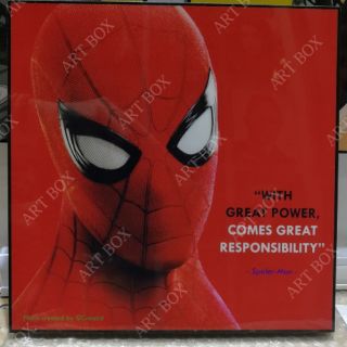 สไปเดอร์แมน Spider Man รูปภาพติดผนัง ของแต่งบ้าน ของแต่งห้อง ของแต่งคอนโด ของแต่งร้าน Marvel Avengers กรอบรูป ของขวัญ