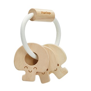 PlanToys 5267 BABY KEY RATTLE - NATURAL ของเล่นไม้กุญแจกุ๊งกิ๊งสีธรรมชาติ