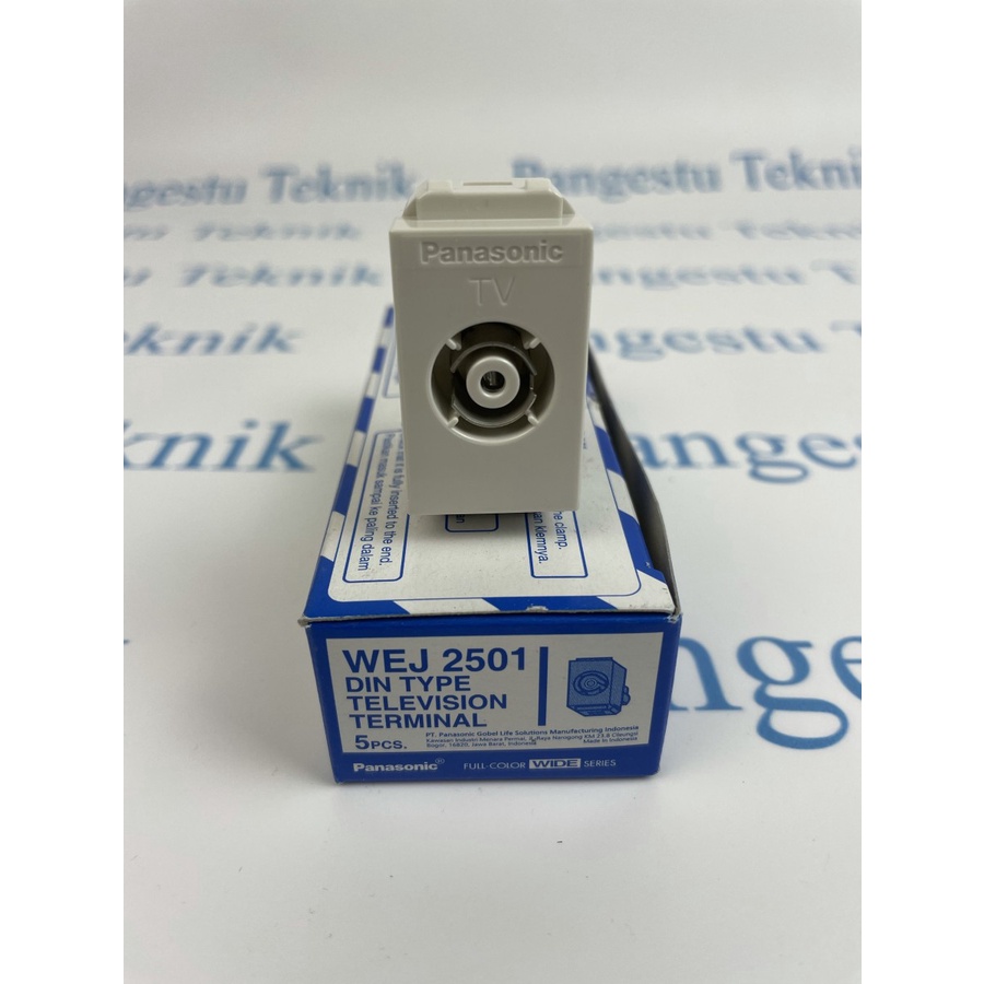 Panasonic TV Outlet WEJ 2501 Panasonic Wide Series TV Outlet