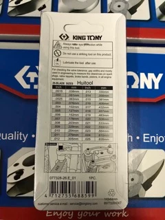 Kingtony feeler gauge ฟิลเลอร์เกจ ฟิลเลอเกจ ฟีลเลอร์ ฟิล ตัวตั้งวาล์ว ตั้งวาล์วไอดี ไอเสีย 26ใบ/ชุด มาใหม่ 03/69