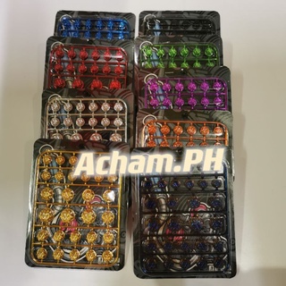 motorcycle Bolt Cap Crew Nut [SCREW Cover] Thai Color Flower TYPE Universal 30pcs