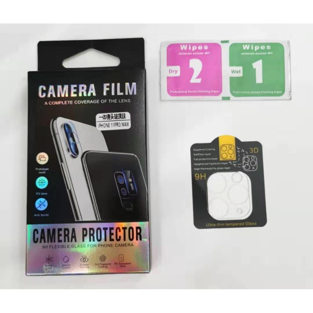 กล้อง FLIM สําหรับ 14pro 13 12 Pro Max 11Pro IPH11Pro Max 9H FLEXIBLE GLASS สําหรับกล้อง FLIM