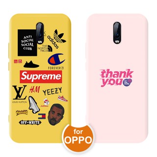 OPPO A31 A5 A9 2020 Case F1S A12 A12E กรณี A37 A39 A8 A52 A57 A59 A59S A72 A91 A92 F11 R17 Pro F3 Lite Reno 2z 2f 3 4 Pro Ace Realme 5 5S 5i 6i C3 6 X X2 Pro Soft Phone Casing