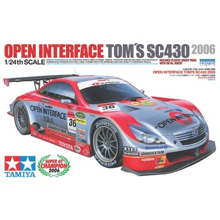 💥ใส่โค้ดลดเพิ่ม 20฿💥🏆 TAMIYA 24293 ชุดประกอบจำลองมาตราส่วน 1:24 OPEN INTERFACE TOMS SC430 2006 โมเดลประกอบ สร้างทำสีเอง