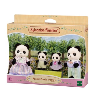 Sylvanian Families Pookie Panda Family / ซิลวาเนียน แฟมิลี่ ครอบครัวพูกี้แพนด้า