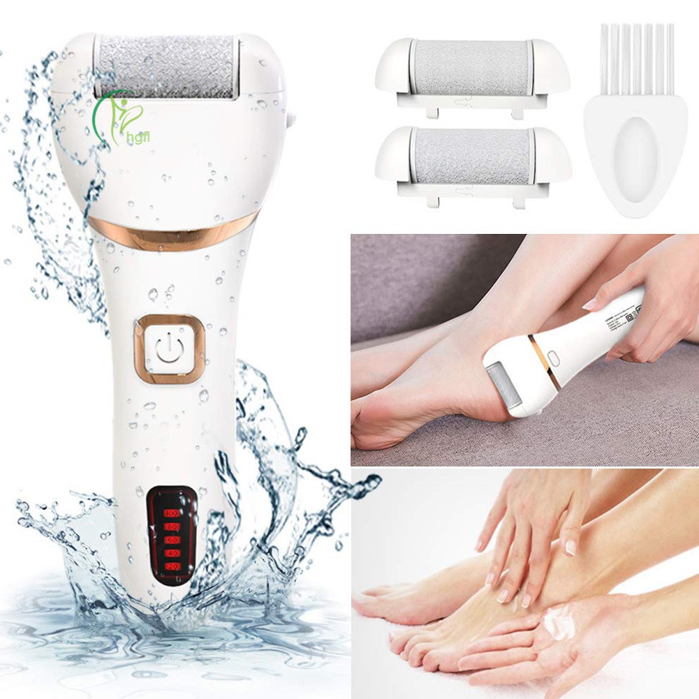 HYP Electronic Feet File Hard Skin Callus Remover Scrubber Home Pedicure Exfoliation Tool Rechargeable @SG xNrG